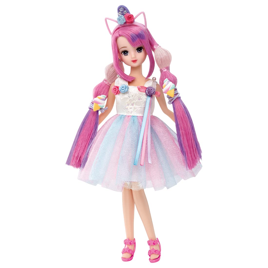 リカちゃん ドール ゆめいろみさきちゃん カラフルチェンジ 着せ替え おままごと おもちゃ 3歳以上