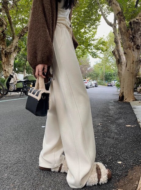 レディース パンツ ボトムス ストレートパンツ ロングパンツ ワイドパンツ ロング 丈長 ワイド ポケット ハイウエスト ドロスト かわいい 大人可愛い シンプル ラフ クール キュート 都会的