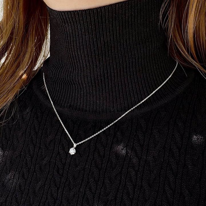 Perfect Jewelry 0.3ct ラボグロウンダイヤモンド ネックレス 一粒 レディース IGI認証付き ソリテア ペンダント ギフトボックス付き(クリア, フリーサイズ) Perfect Jewelry 0.3ct ラボグロウンダイヤモンド ネックレス 一粒 レディース IGI認証付き ソリテア ペンダント ギフトボックス付き(クリア, フリーサイズ)