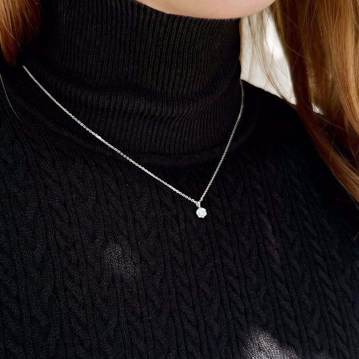 Perfect Jewelry 0.3ct ラボグロウンダイヤモンド ネックレス 一粒 レディース IGI認証付き ソリテア ペンダント ギフトボックス付き(クリア, フリーサイズ) Perfect Jewelry 0.3ct ラボグロウンダイヤモンド ネックレス 一粒 レディース IGI認証付き ソリテア ペンダント ギフトボックス付き(クリア, フリーサイズ)