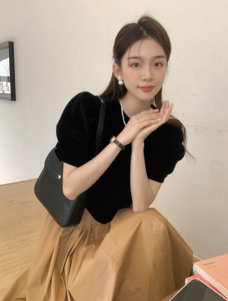 ワンピース レディース ロングワンピース S M L 韓国 半袖 ラウンドネック パフスリーブ かわいい 大人可愛い きれいめ カジュアル 清楚 おしゃれ お洒落 おとな ナチュラル こなれ感 個性的 ワンピース レディース ロングワンピース S M L 韓国 半袖 ラウンドネック パフスリーブ かわいい 大人可愛い きれいめ カジュアル 清楚 おしゃれ お洒落 おとな ナチュラル こなれ感 個性的