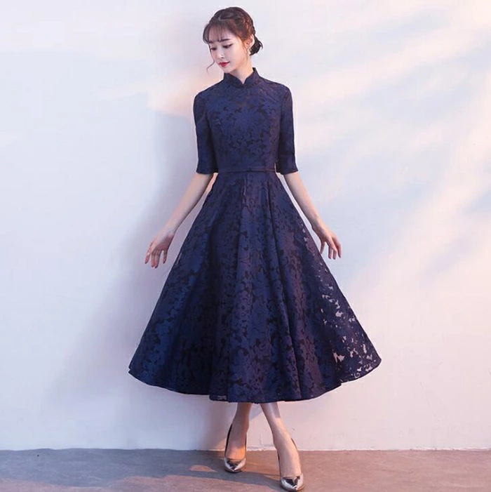 【即納】パーティードレス ミモレ丈 結婚式ドレス 刺繍&総レース 結婚式 パーティドレス お呼ばれドレス 袖あり 袖 ニ次会 フォーマル リボン 刺繍 セレブ 二次会 パーティ 2次会 パーティードレ 【即納】パーティードレス ミモレ丈 結婚式ドレス 刺繍&総レース 結婚式 パーティドレス お呼ばれドレス 袖あり 袖 ニ次会 フォーマル リボン 刺繍 セレブ 二次会 パーティ 2次会 パーティードレ