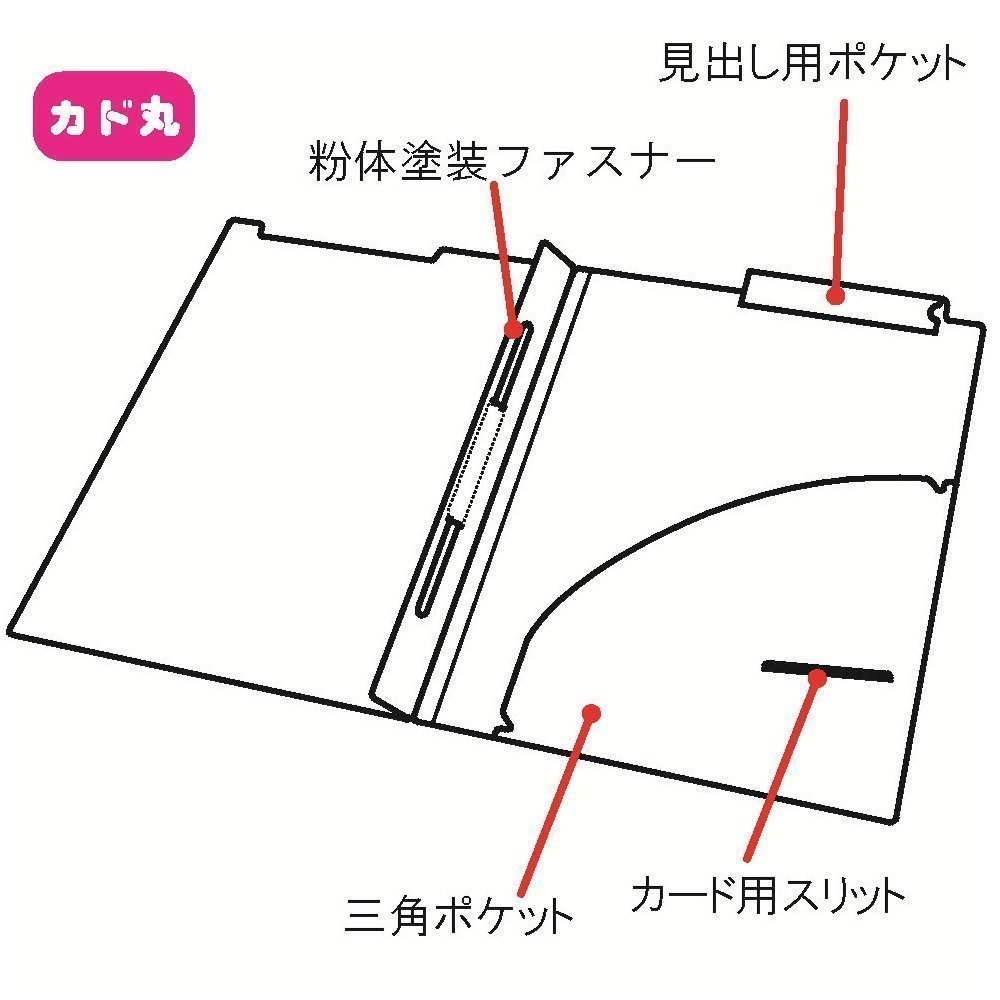 カルテフォルダー ファスナー付 B5 HK717U カルテフォルダー ファスナー付 B5 HK717U