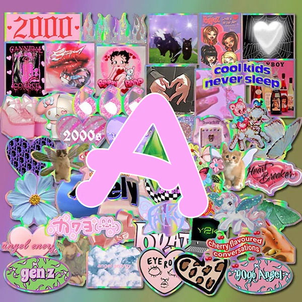 ♡メモ シール♡ Qoo10] 90'sギャルエッグ メモ帳 文房