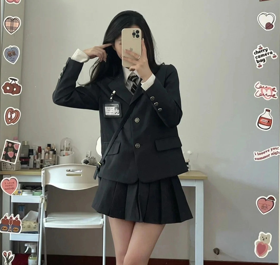 卒業式 スーツ 女の子 韓国 制服 高校生 卒服 女の子 黒 入学式 スーツ 女子 中学生 学生服 小学生 可愛い フォーマル スーツ ゆったり 大きいサイズ 中高生 3点セット ジャケット シャツ 卒業式 スーツ 女の子 韓国 制服 高校生 卒服 女の子 黒 入学式 スーツ 女子 中学生 学生服 小学生 可愛い フォーマル スーツ ゆったり 大きいサイズ 中高生 3点セット ジャケット シャツ