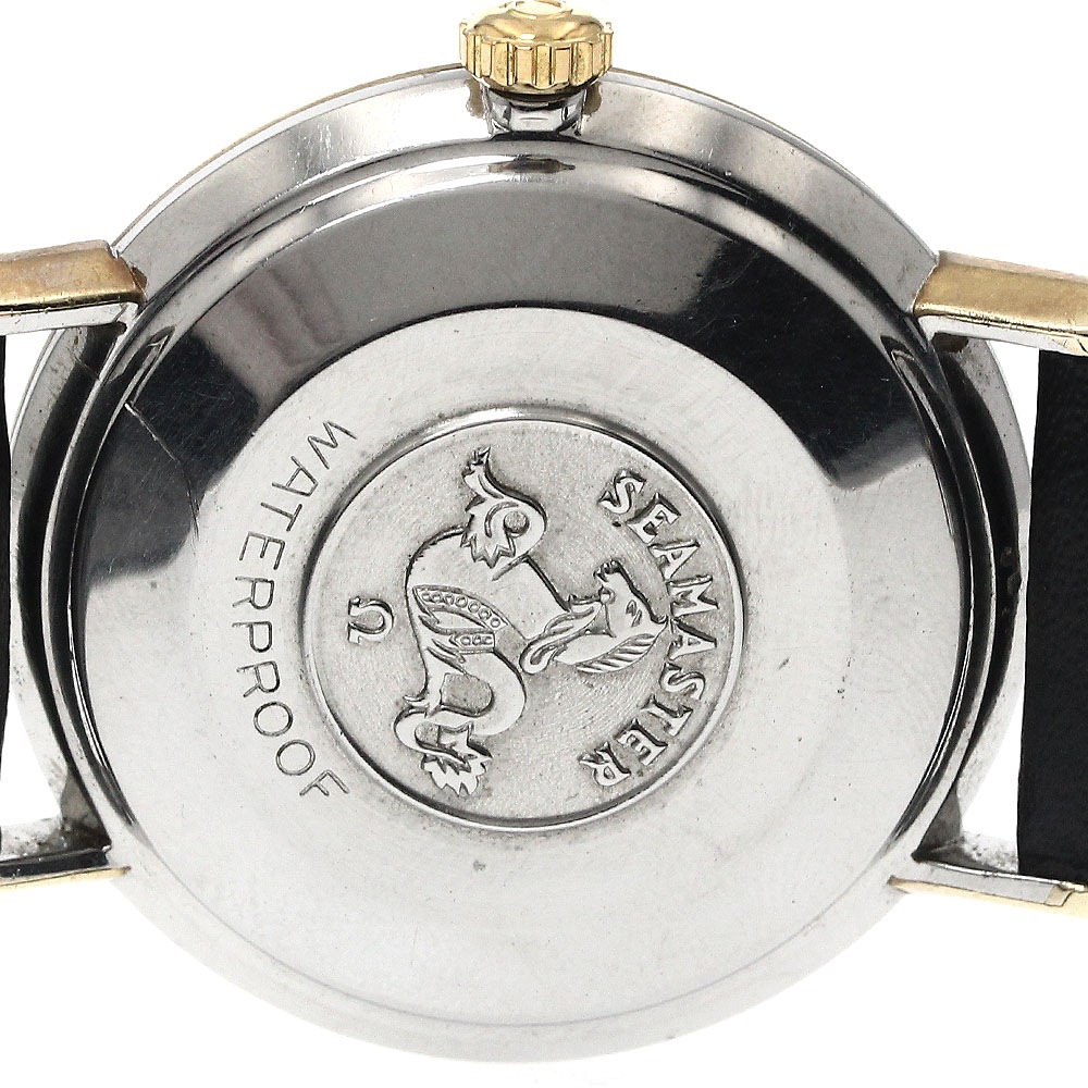 オメガ シーマスター デビル メンズ 自動巻き ラウンド デイト シルバー リューズ 時計 CZ1989 オメガ OMEGA シーマスターデビル デイト 自動巻き メンズ _779256