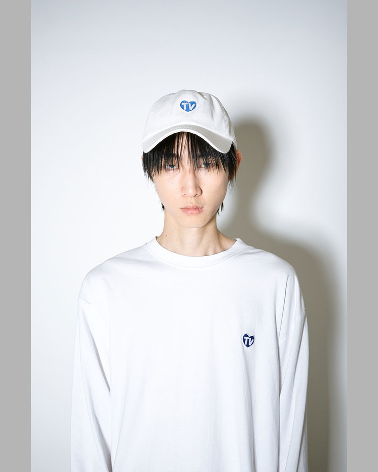 【THE MUSEUM VISITOR】TV HEART LOGO BALLCAP TV HEART LOGO BALLCAP (BLACK) : THE MUSEUM VISITOR