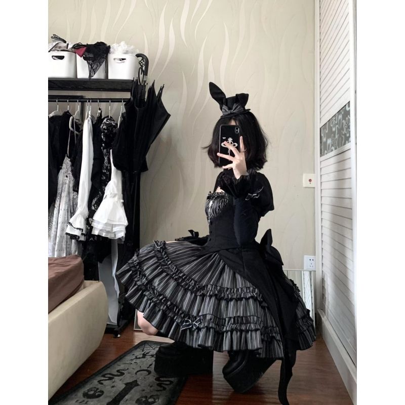 ダーク系ロリータ コスチューム レディース コスプレ かわいい コスプレロリータ王女スカート ダーク系ロリータ コスチューム レディース コスプレ かわいい コスプレロリータ王女スカート