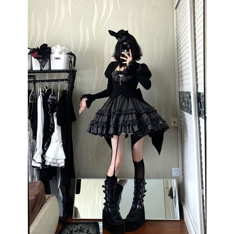 ダーク系ロリータ コスチューム レディース コスプレ かわいい コスプレロリータ王女スカート ダーク系ロリータ コスチューム レディース コスプレ かわいい コスプレロリータ王女スカート
