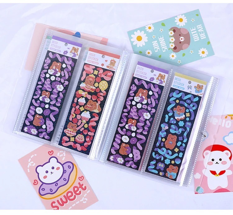 【1つ買うと12つ無料】ステッカー収納 アルバム シール収納 収納帳 カード収納 透明 大容量71 【1つ買うと12つ無料】ステッカー収納 アルバム シール収納 収納帳 カード収納 透明 大容量71