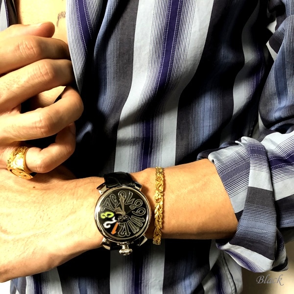 ハワイアンジュエリー バングル プルメリア カレイキニ レディース メンズ K24ゴールドコーティン