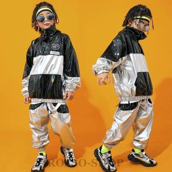 ロツソシヨツプ セール59805280 キッズダンス衣装 ヒップホップ セットアップ 子供服 ジャケット コート パンツ 上下セット ジャズダンス ステージ衣装 ロツソシヨツプ セール59805280 キッズダンス衣装 ヒップホップ セットアップ 子供服 ジャケット コート パンツ 上下セット ジャズダンス ステージ衣装
