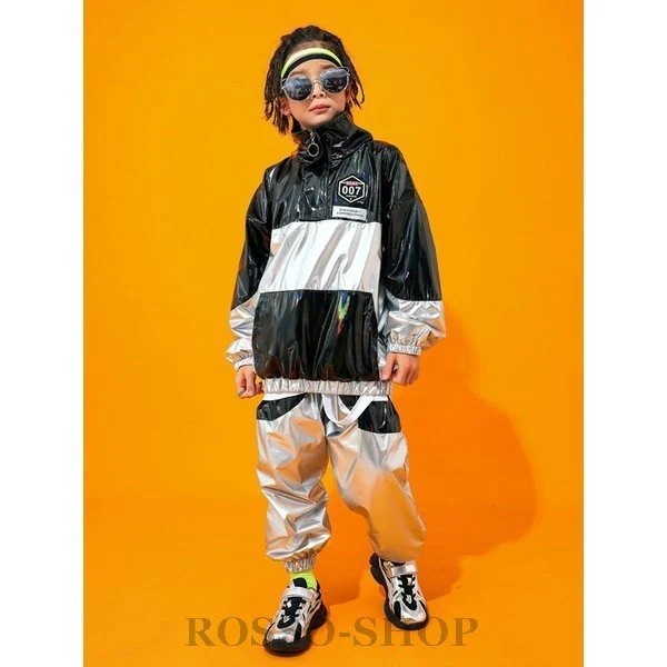 ロツソシヨツプ セール59805280 キッズダンス衣装 ヒップホップ セットアップ 子供服 ジャケット コート パンツ 上下セット ジャズダンス ステージ衣装 ロツソシヨツプ セール59805280 キッズダンス衣装 ヒップホップ セットアップ 子供服 ジャケット コート パンツ 上下セット ジャズダンス ステージ衣装