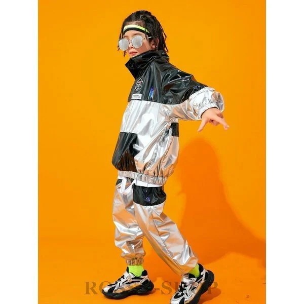 ロツソシヨツプ セール59805280 キッズダンス衣装 ヒップホップ セットアップ 子供服 ジャケット コート パンツ 上下セット ジャズダンス ステージ衣装 ロツソシヨツプ セール59805280 キッズダンス衣装 ヒップホップ セットアップ 子供服 ジャケット コート パンツ 上下セット ジャズダンス ステージ衣装
