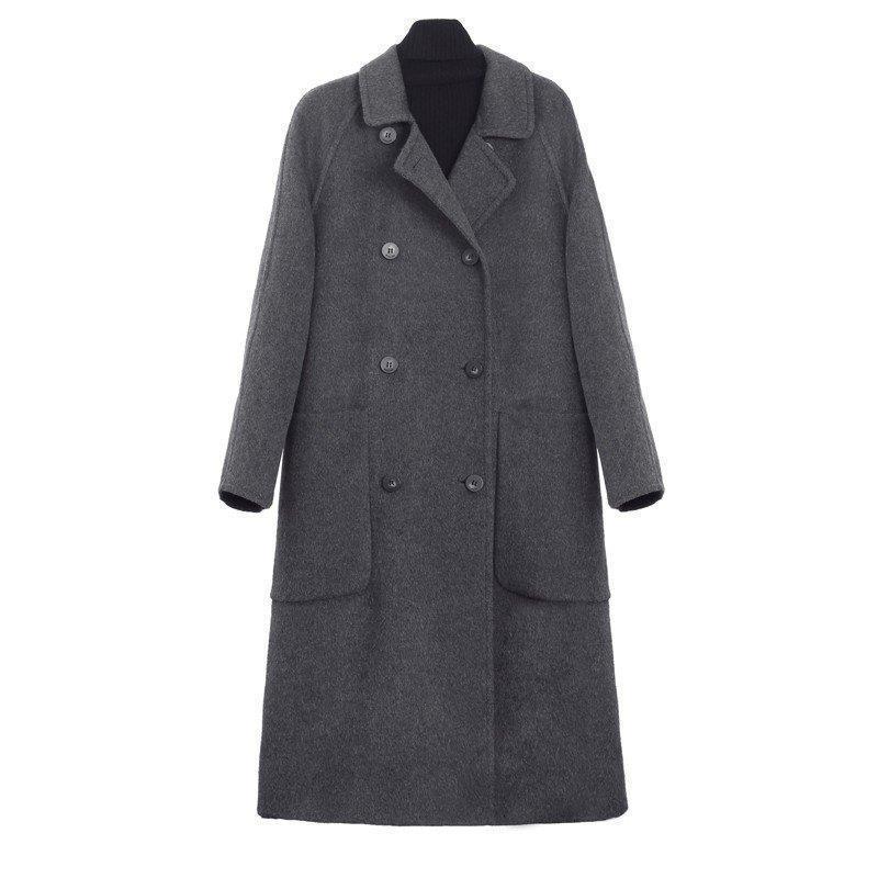 超目玉新品 チェスターコート レデース ロング丈 秋冬 アウター ロングコート ラシャコート 無地 体型カバー お洒落 着痩せ 上品 通勤 日常