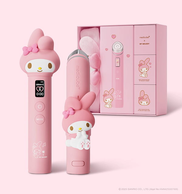 【9/25日まで】【新品未使用】メディキューブ × マイメロディ美顔器 PDRN Qoo10] メディキューブ [25SS/New] (25年8月発売)