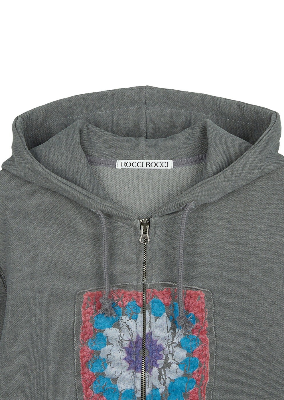 【ROCCI ROCCI】 CROCHET TWO WAY HOODIE ZIPUP : 2COLORS