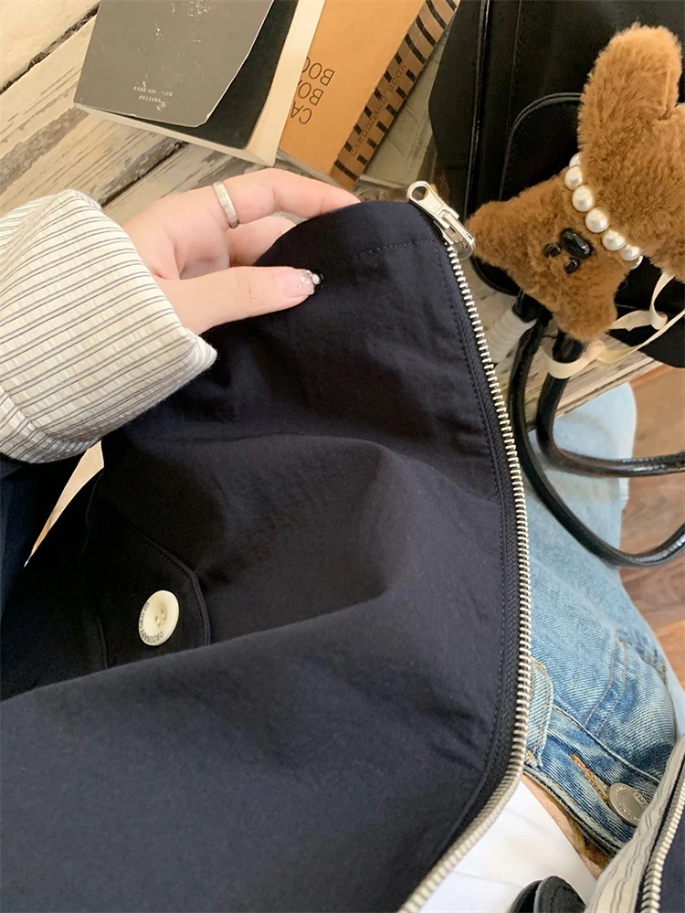 スタイル ジャケット コート レトロ ゆったりする 両面可着用 ストライプ 長袖 カジュアル 大人気 スタイル ジャケット コート レトロ ゆったりする 両面可着用 ストライプ 長袖 カジュアル 大人気