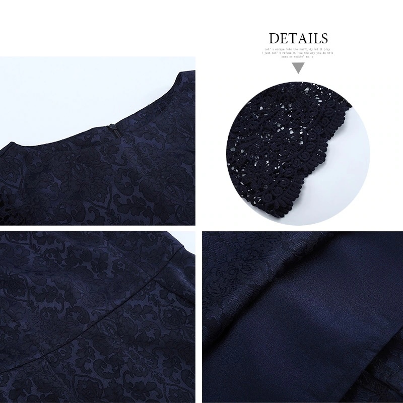 母の日パーティードレス 新しいスタイル 軽やかな大人 エレガント ドレス レース ラウンドネック ドレス 母の日パーティードレス 新しいスタイル 軽やかな大人 エレガント ドレス レース ラウンドネック ドレス