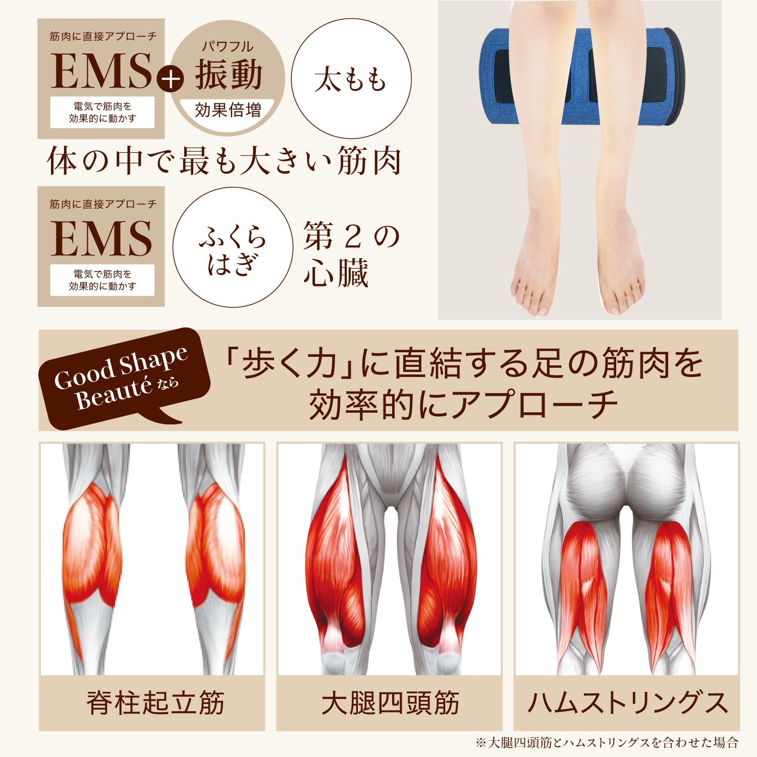 Good Shape Beaute(グッドシェイプボーテ) MUK(エムユーケー) EMS振動 Wアプローチ 置くだけ&はさむだけ 内転筋トレーニング Good Shape Beaute(グッドシェイプボーテ) MUK(エムユーケー) EMS振動 Wアプローチ 置くだけ&はさむだけ 内転筋トレーニング