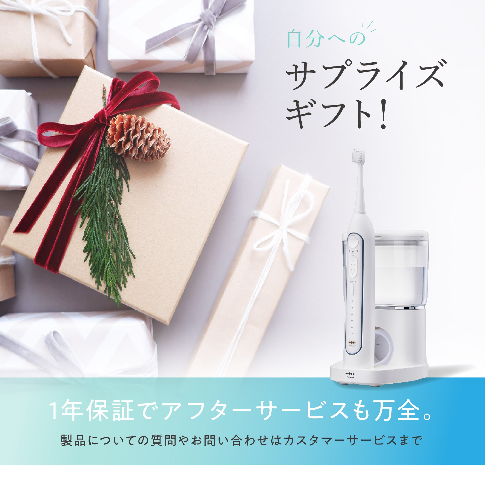 ジェットウォッシャー 初回版特典タンク付き ブラッシング ＆ フロス W効果 口腔洗浄器 ウォーターフロス 口腔洗浄機 電動歯ブラシ タフトブラシ