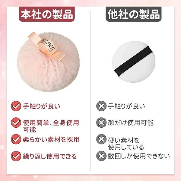 Qoo10] キラキラボディパウダー パフ ボディパウ