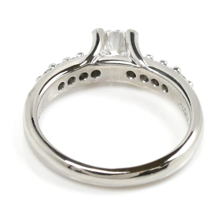 Christian Dior クリスチャンディオール Pt900プラチナ リング・指輪 ダイヤモンド0.36ct 7号 4.4g レディース 中古