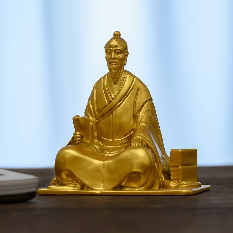 手作 王陽明 像 金色の輝く学問と成功の守護者贈り物やスピリチュアル空間におすすめ 手作 王陽明 像 金色の輝く学問と成功の守護者贈り物やスピリチュアル空間におすすめ