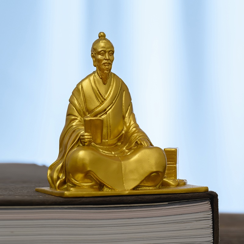 手作 王陽明 像 金色の輝く学問と成功の守護者贈り物やスピリチュアル空間におすすめ 手作 王陽明 像 金色の輝く学問と成功の守護者贈り物やスピリチュアル空間におすすめ