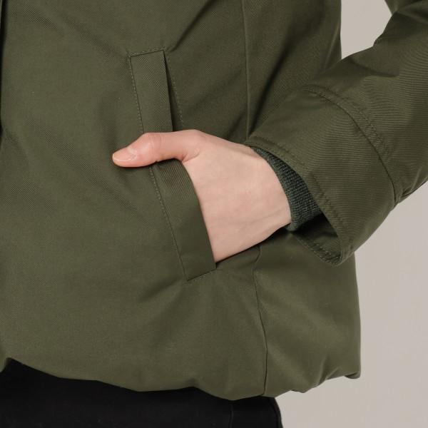 ダウンジャケット コート シャーロット アウター カーキ レディース HWU009 DEEP KHAKI