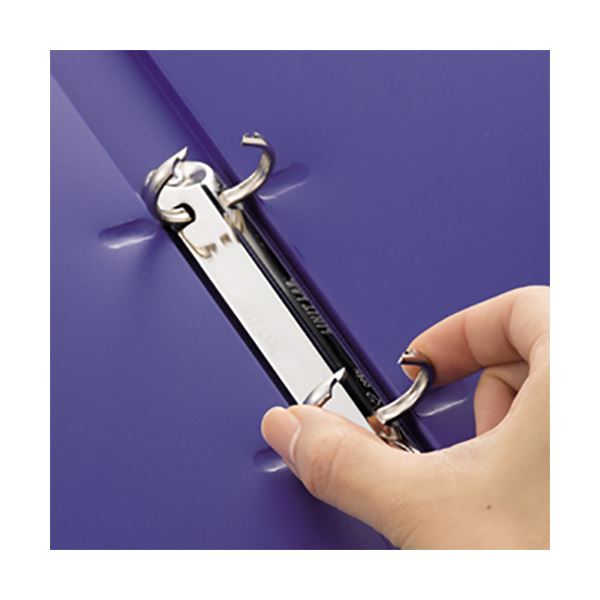 （まとめ）リヒトラブ リングファイル（カドロック＆ツイストリング） A4タテ 2穴 150枚収容 背幅27mm 水 F-867U-14 1セット（10冊） (×3セット) pattayablatt.com