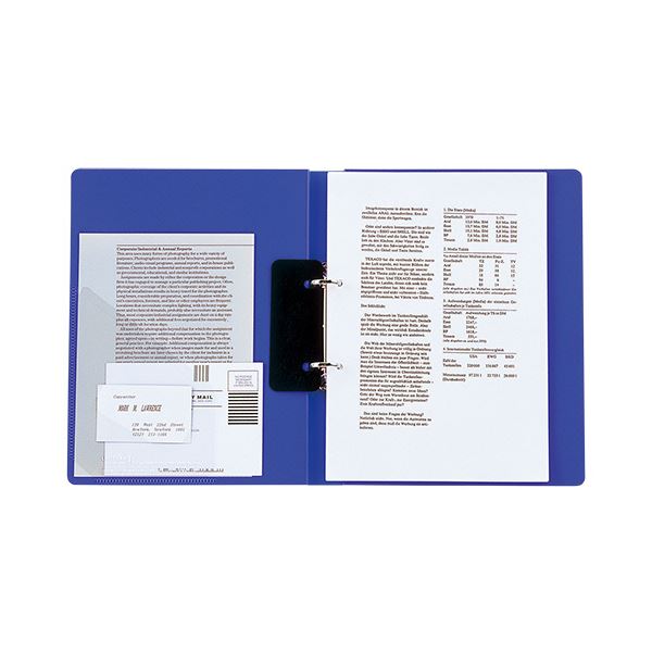 （まとめ）リヒトラブ リングファイル（カドロック＆ツイストリング） A4タテ 2穴 150枚収容 背幅27mm 水 F-867U-14 1セット（10冊） (×3セット) pattayablatt.com