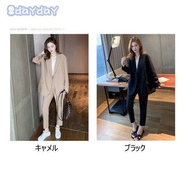 セットアップ レディース 秋冬 セットアップ通勤 きれいめ 長袖スーツジャケット ロングパンツ カ