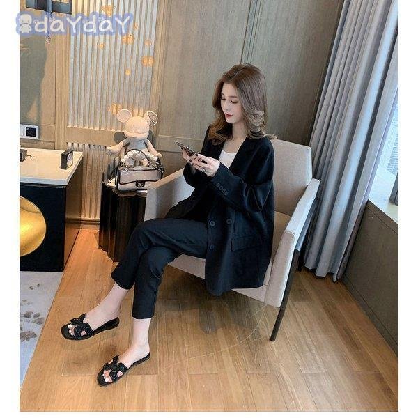 セットアップ レディース 秋冬 セットアップ通勤 きれいめ 長袖スーツジャケット ロングパンツ カ