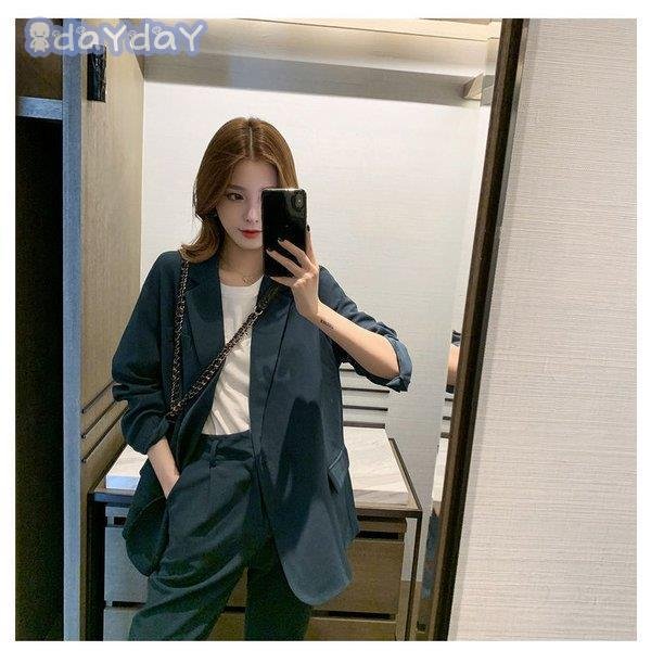 セットアップ レディース 秋冬 セットアップ通勤 きれいめ 長袖スーツジャケット ロングパンツ カ