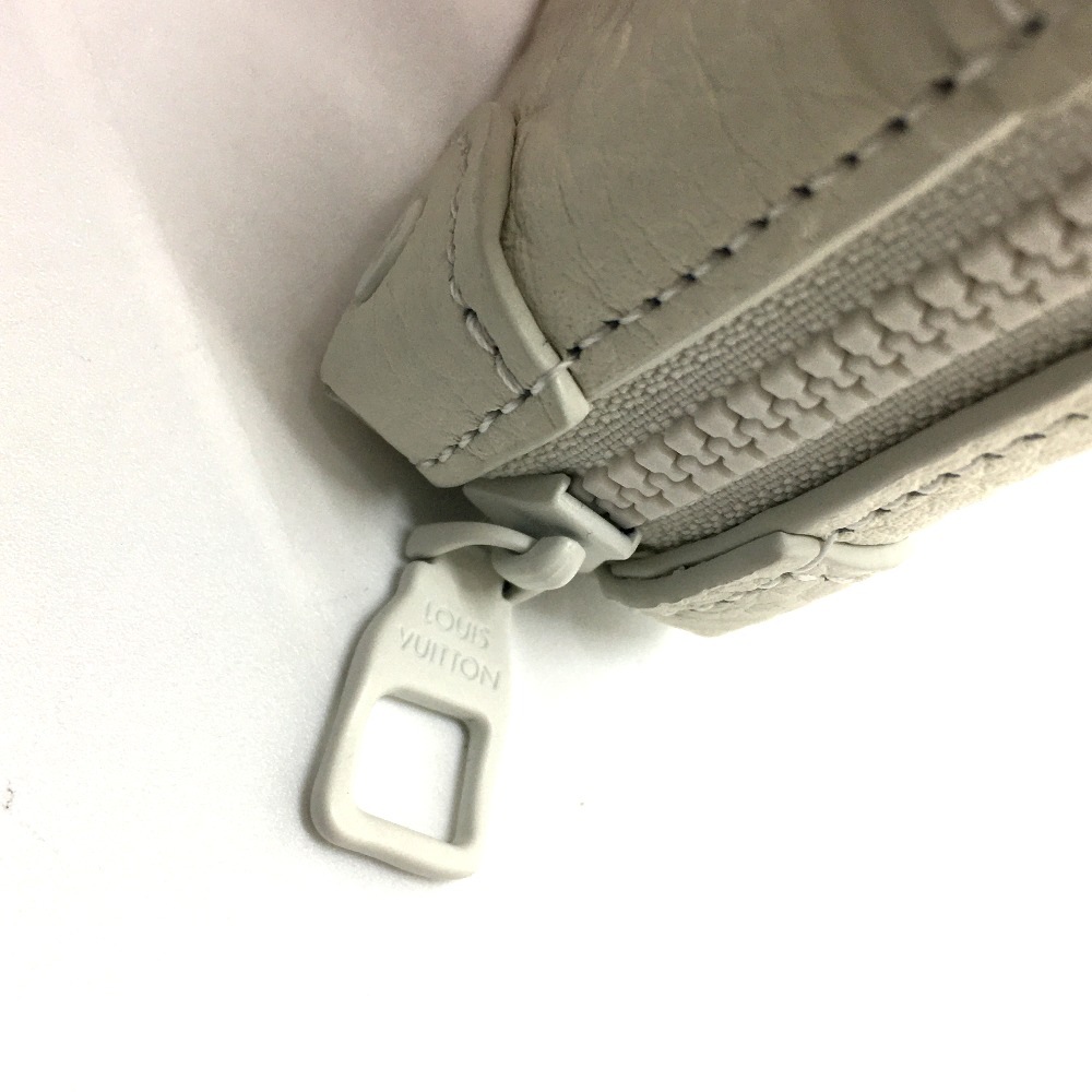 3つ折り財布 M80209 LVフレンド プリント モノグラム ネック ソフトトランク トリヨンレザー ホワイト