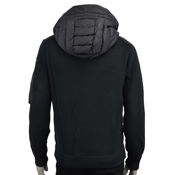MONCLER モンクレール CARDIGAN TRICOT/ナイロン×ニット 切り替え ダウンジャケット/9B50800 A9340 999 MONCLER モンクレール CARDIGAN TRICOT/ナイロン×ニット 切り替え ダウンジャケット/9B50800 A9340 999