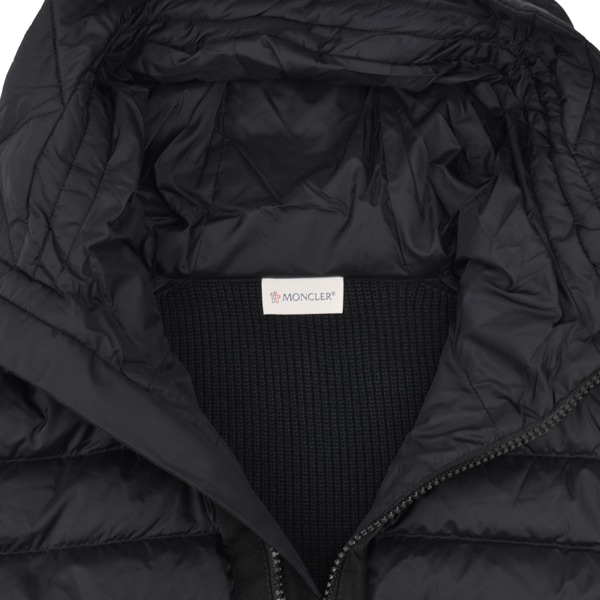 MONCLER モンクレール CARDIGAN TRICOT/ナイロン×ニット 切り替え ダウンジャケット/9B50800 A9340 999 MONCLER モンクレール CARDIGAN TRICOT/ナイロン×ニット 切り替え ダウンジャケット/9B50800 A9340 999