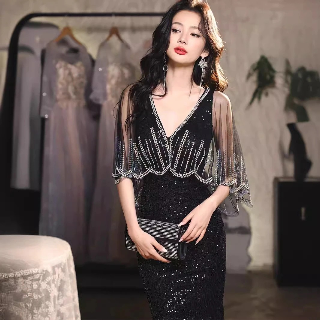 韓国ファッション レディース 前撮り 蝶 ケープ Vネックスパンコールドレス 花嫁二次会ドレス ウェディングドレス パーティードレス 韓国ファッション レディース 前撮り 蝶 ケープ Vネックスパンコールドレス 花嫁二次会ドレス ウェディングドレス パーティードレス