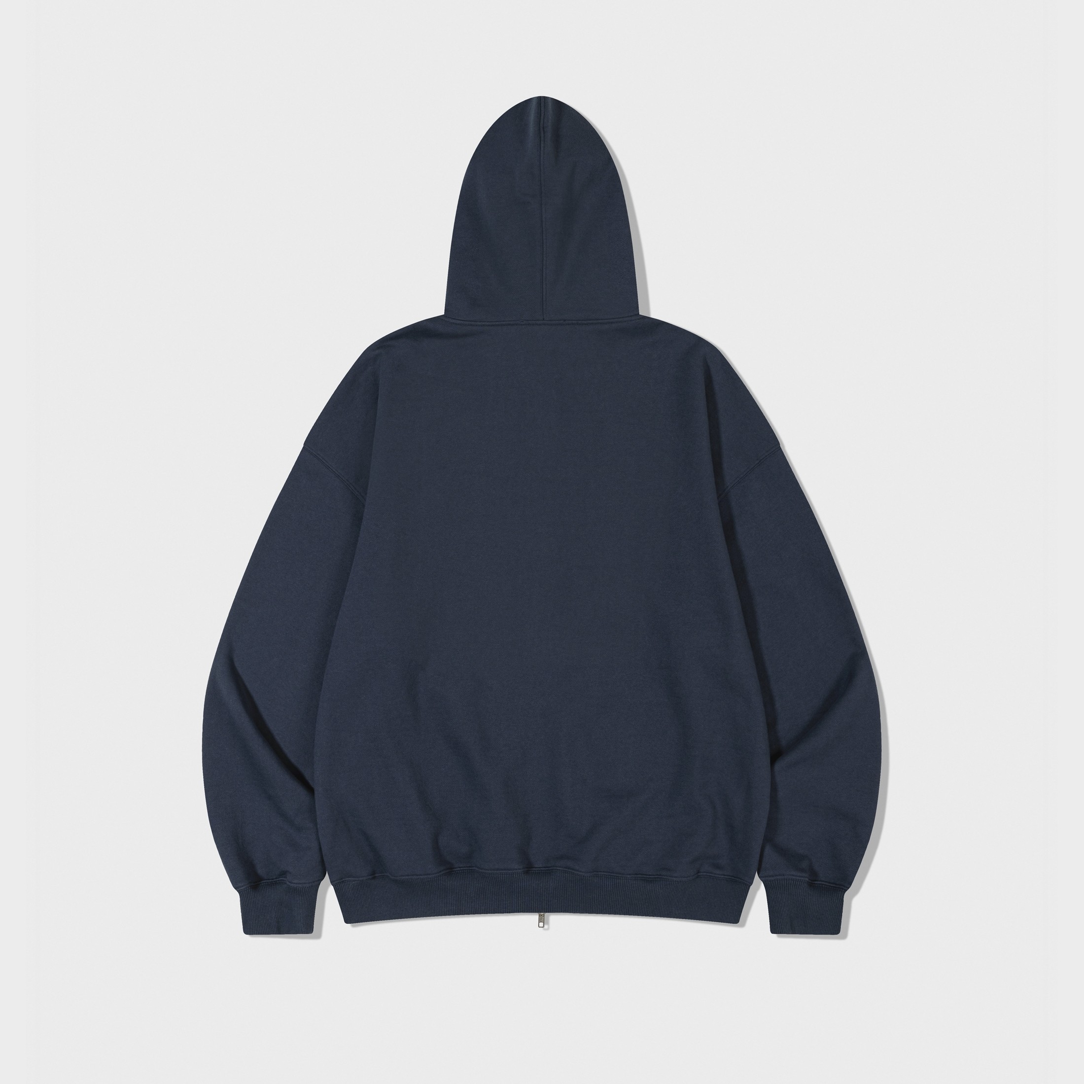 Lc OVERSIZED ZIP-UP HOODIE_(NAVY BLUE/DEEP CHARCOAL/MELANGE GREY)