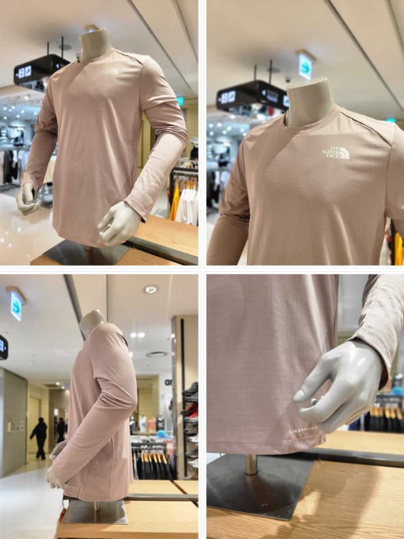 NT7TR11 MS SHADOW L/S R/TEE 韓国 ルーズフィット長袖 Tシャツ ロングTシャツ ベーシック オーバーフィット 切実起Tシャツ 柔らかさ ベーシック シンプル