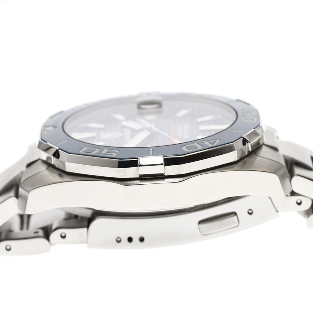 タグホイヤー TAG HEUER WAY211C-0 アクアレーサー キャリバー5 デイト 自動巻き メンズ 美品 保証書付き_900308【中古】 タグホイヤー TAG HEUER WAY211C-0 アクアレーサー キャリバー5 デイト 自動巻き メンズ 美品 保証書付き_900308【中古】