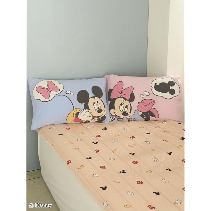 【sleep】Mickey/Minnie JQD ピローケース PSGG252812BF 【sleep】Mickey/Minnie JQD ピローケース PSGG252812BF