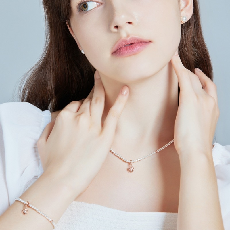 ジェスティナマリエルパールビーズブレスレット+ペンダントセット (SET-J0-0906) ジェスティナマリエルパールビーズブレスレット+ペンダントセット (SET-J0-0906)