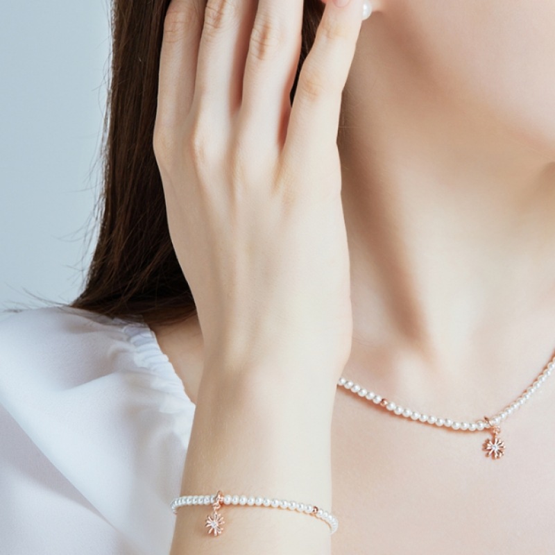 ジェスティナマリエルパールビーズブレスレット+ペンダントセット (SET-J0-0906) ジェスティナマリエルパールビーズブレスレット+ペンダントセット (SET-J0-0906)