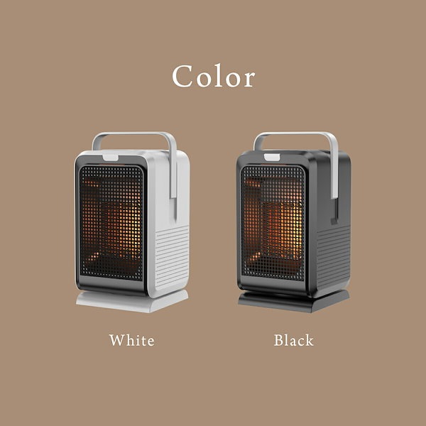 Qoo10] miraie セラミックヒーター 卓上 小型ヒーター