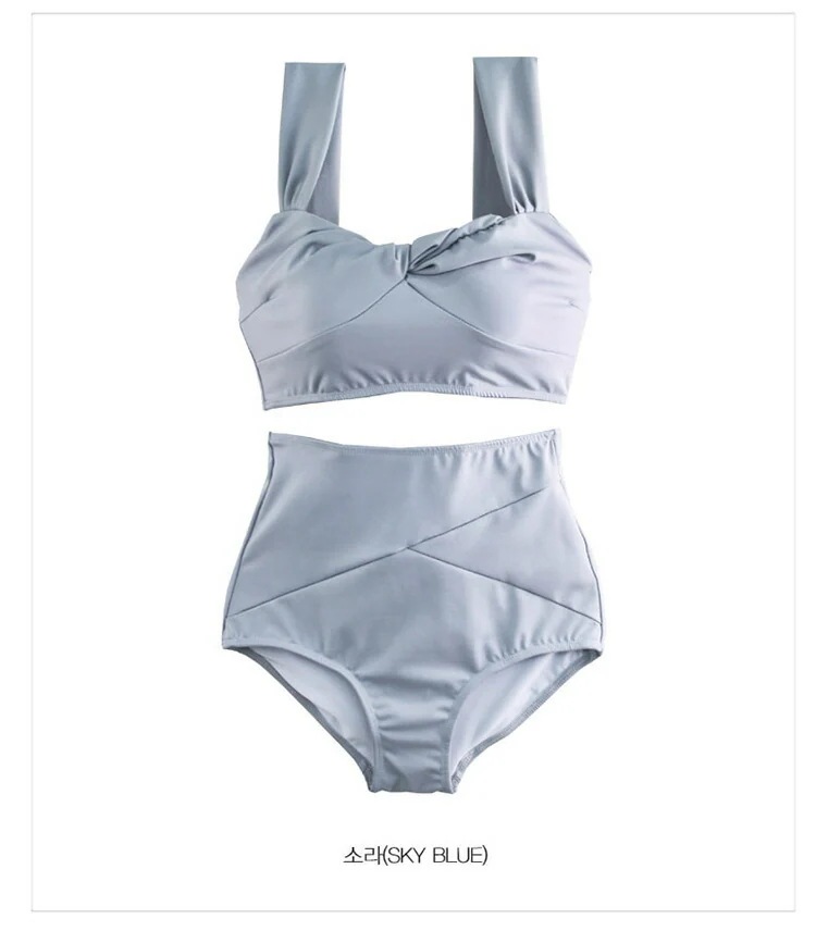 新作水着 4カラー バ無地 上下セット レディース水着 ビキニ ホワイト アンティークレッド ブラック ブルー バスト盛れる 体型カーバー ビキニ 海 旅行 新婚旅行 温泉 海外 リゾート セレブ