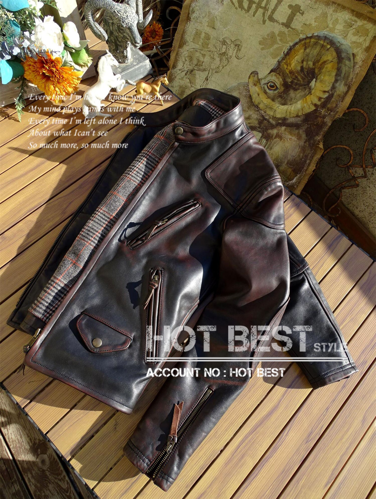 1.2mm 茶芯ホースハイド 50s パテッド シングルライダース ギフト メンズ 革ジャン 通勤 レザージャケット PADDED 植物鞣し 馬革 1.2mm 茶芯ホースハイド 50s パテッド シングルライダース ギフト メンズ 革ジャン 通勤 レザージャケット PADDED 植物鞣し 馬革