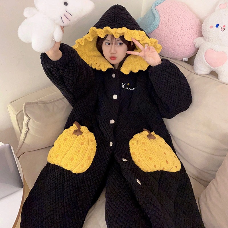 ルームウェア セットアップ 冬 スリーパー冬タイプ女性厚手連帽綿パジャマ保温ロングタイプ部屋着セット 可愛い パジャマ レディース 秋冬 韓国 部屋着 ルームウェア セットアップ 冬 スリーパー冬タイプ女性厚手連帽綿パジャマ保温ロングタイプ部屋着セット 可愛い パジャマ レディース 秋冬 韓国 部屋着