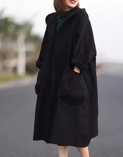 レディース コート アウター 上着 ウィンドブレーカー マウンテンパーカー ロング 長袖 ストレート ポケット ボタン フード 中厚手 大人可愛い シンプル カジュアル レトロ ラフ メンズライク レディース コート アウター 上着 ウィンドブレーカー マウンテンパーカー ロング 長袖 ストレート ポケット ボタン フード 中厚手 大人可愛い シンプル カジュアル レトロ ラフ メンズライク